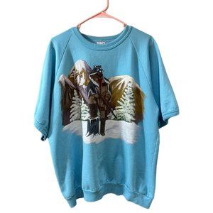 Alore Women’s Size XXL Native American Indian Custom Hand Painted Sweatshirt